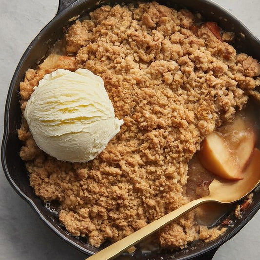 Cozy Pecan Apple Crumble